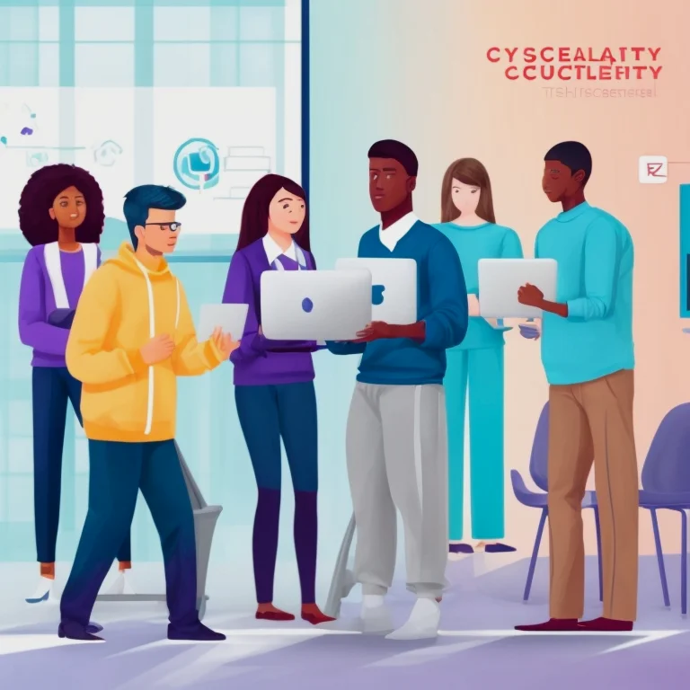 Schutzschild mit digitale Sicherheitsicons