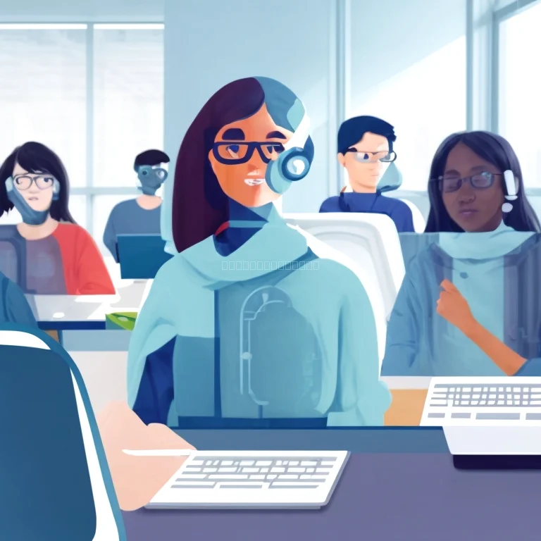 Person, die eine Cybersicherheitsschulung auf Laptop absolviert